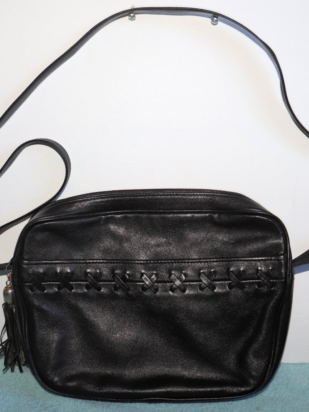 Giani Bernini Women's  Black Crossbody Shoulder Bag Purse